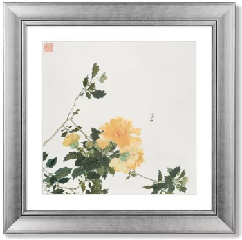 Диптих Insects and Flowers 61X61 / 61X61 CM