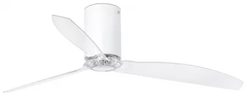 Вентилятор потолочный Mini Tube 128X128X29 CM white/transparent