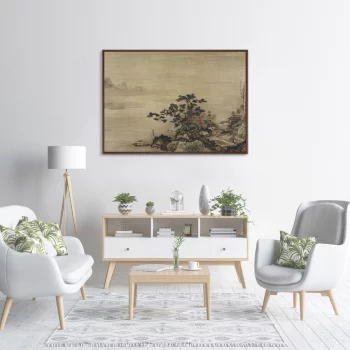 Постер Autumn Landscape in the Style of Sesshu 105X75 CM