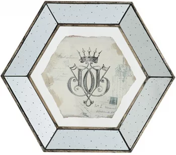 Постер в зеркальной раме Relicht 52X45 CM