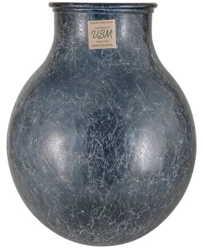 Ваза Silk 29X29X36 CM синего цвета