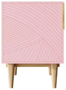 Тумбочка прикроватная Line 40X35X55 CM pink
