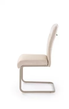 Кухонный стул без подлокотников Halmar K584 бежевый 46X60X100 CM