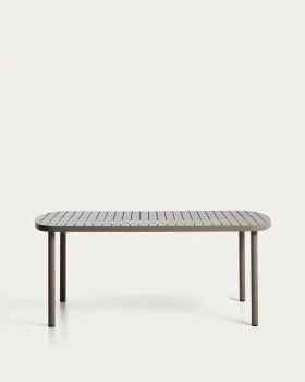Уличный стол Joncols из алюминия с покрытием цвета тауп 180X90X75 CM