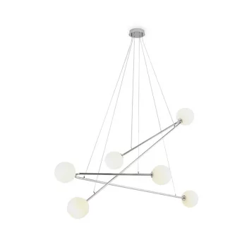 Люстра Endo 6L хром 145,3X49,2X150 CM