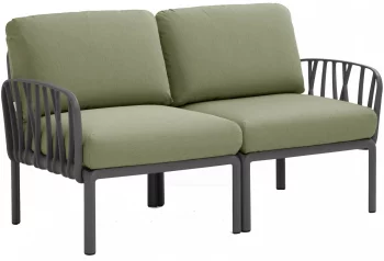 Диван садовый с подушками Komodo 144X78X88 CM