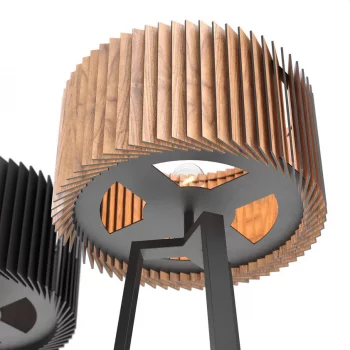 Торшер Rotor 53X53X160 CM дуб