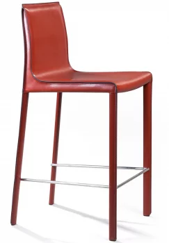 Стул полубарный Barrie 46X48X97 CM красный
