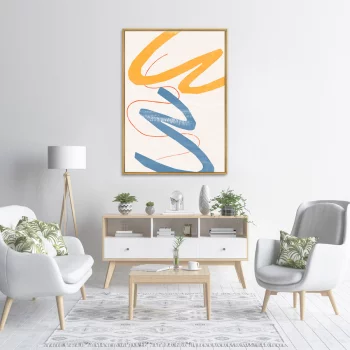 Постер на холсте Color vibes 75X105 CM