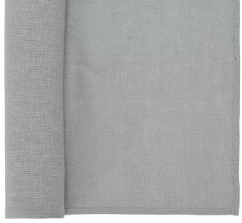Дорожка на стол из стираного льна Essential 45X150 CM серого цвета