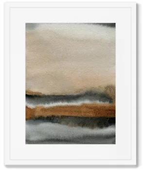 Постер в раме By the river bank 42X52 CM