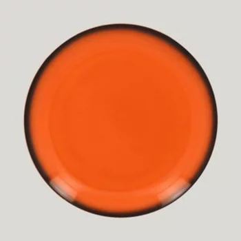Тарелка круглая RAK Porcelain LEA Orange 27 см (оранжевый цвет)