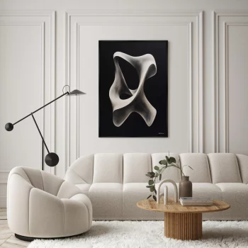 Постер на холсте Streamlined shapes 75X105 CM