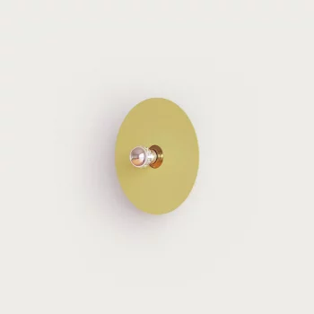 Настенный светильник Flat с тканевым диском 30X8,3X30 CM