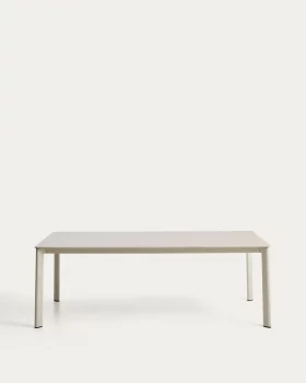 Стол Anafi из керамогранита и бежевого алюминия 220X100 CM