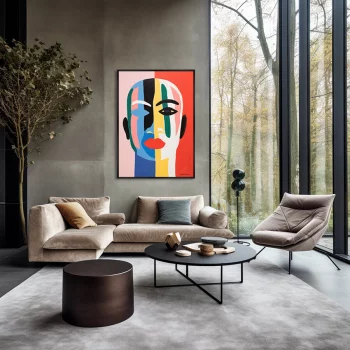 Постер на холсте The Mask collection 75X105 CM