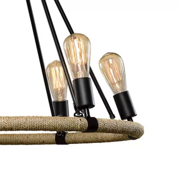 Подвесная люстра Rope Filament 63X63X174 CM