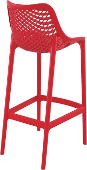 Стул пластиковый барный Air 45X53X105 CM красный