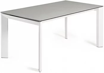 Раскладной стол Atta 140-200X90X76 CM с керамической светло серой столешницей