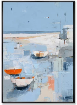 Набор из двух постеров на холсте On the Crystal Surface of Summer 75X105 / 75X105 CM