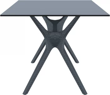 Стол пластиковый Ibiza 180X90X74 CM серый