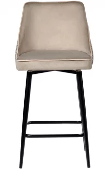 Стул полубарный Dave 51X48X96 CM цвет латте