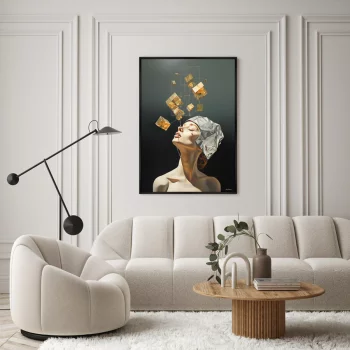 Постер на холсте Wish list 75X105 CM