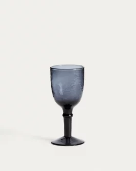 Винный бокал Vinea из синего переработанного стекла 7.5X7.5X17 CM