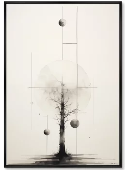 Набор из двух постеров на холсте Conversacion con el espacio 75X105 / 75X105 CM