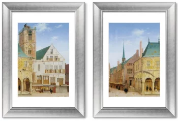 Диптих The Old Town Hall of Amsterdam 51X71 /51X71 CM