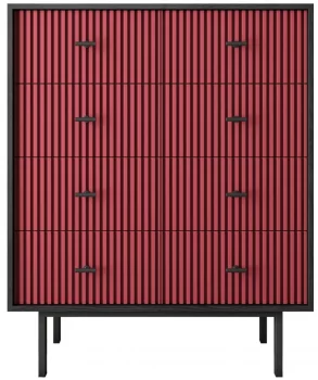 Комод Emerson 90X45X110 CM Red