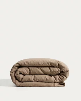 Коричневый пододеяльник из смеси льна Simmel 240X220 CM