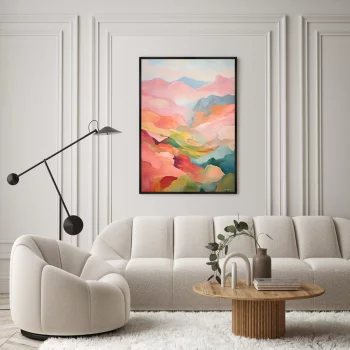 Постер на холсте The Hills 75X105 CM