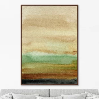 Репродукция на холсте When the sun went down 75X105 CM