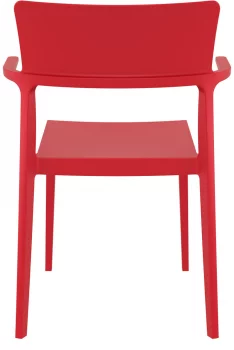 Стул Plus 58X55X84 CM красного цвета