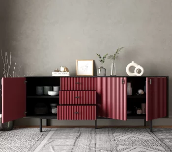 Комод Emerson 190X45X75 CM Red