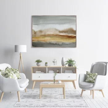 Постер на холсте Autumn landscape 105X75 CM