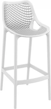 Стул пластиковый барный Air 45X53X105 CM белый