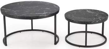 Комплект из двух столиков Java 79X79X47 / 59X59X37 CM