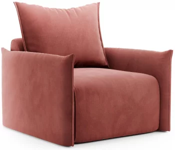 Кресло Floris 90X90X90 CM коралловое