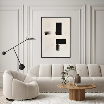 Постер на холсте Geometry of color 75X105 CM