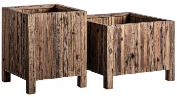 Комплект из двух кашпо Samsun 60X60X45 / 46X46X55 CM