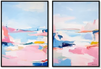 Набор из двух постеров на холсте Landscape Collection 75X105 / 75X105 CM