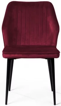 Стул Berg 51X62X84 CM винно-красный