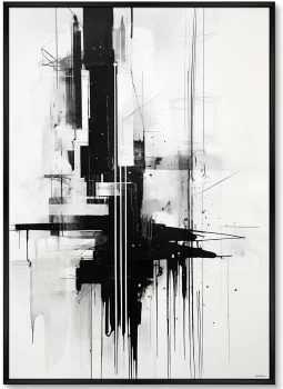 Набор из двух постеров на холсте The weightless city 75X105 / 75X105 CM