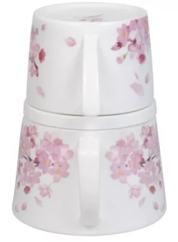 Набор чайник заварочный и кружка Cherry Blossoms 650 / 650 ml