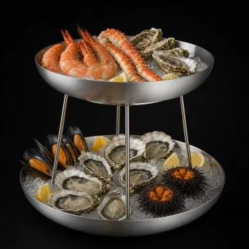 Этажерка для подачи морепродуктов Nerida 24X24X21 CM