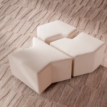 Комплект из трёх табуретов Filbert 52X51X46 / 60X51X46 / 70X51X46 CM