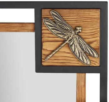 Зеркало в стальной раме Dragonfly 72X72 CM