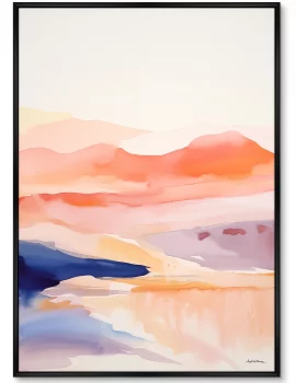 Постер на холсте Spilled ​​Colors 75X105 CM